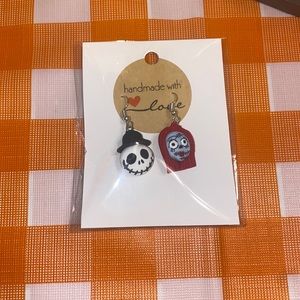 Jack Skeleton and Sally earrings